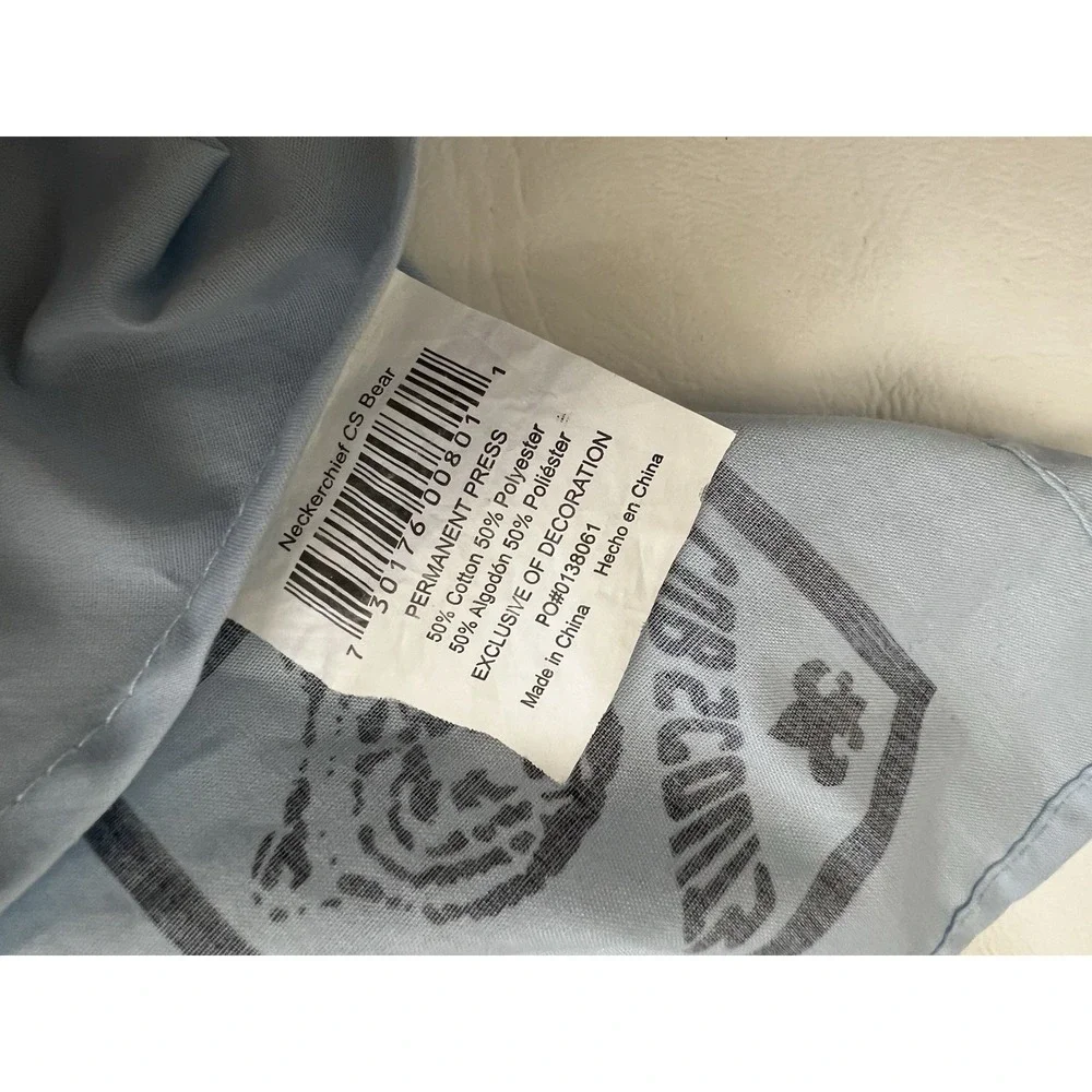 BSA Boy Scouts of America CUB SCOUTS Bear Light Blue Neckerchief Scarf Bandana